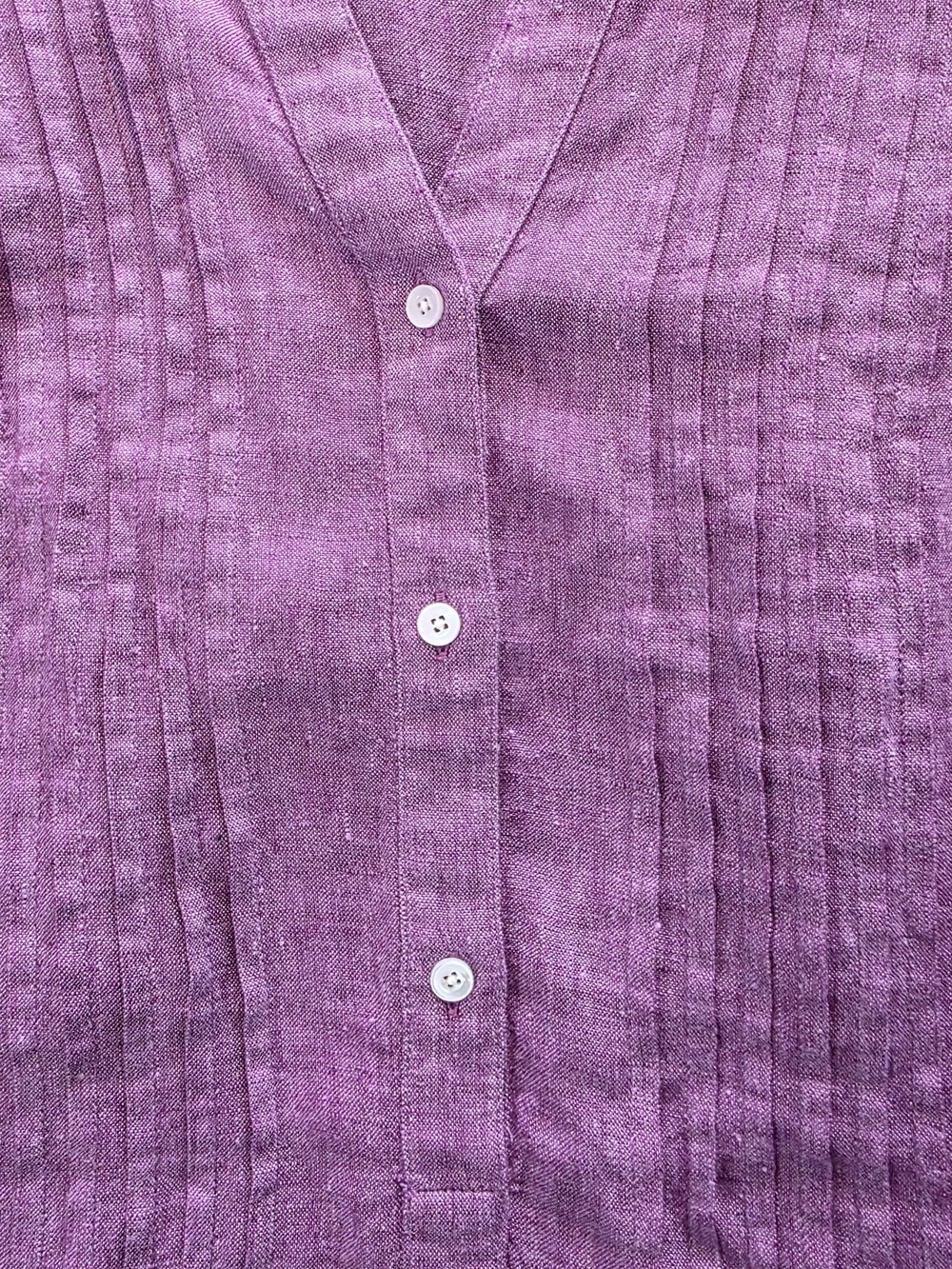 J. McLaughlin Purple Linen Midi Dress Size M Elegant Summer Resort Wear - Picture 3 of 5